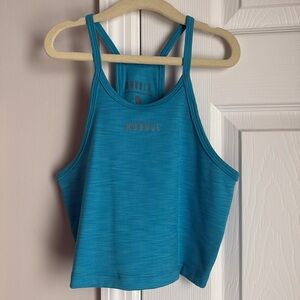 NoBull Project Ribbed Halter Crop Tank